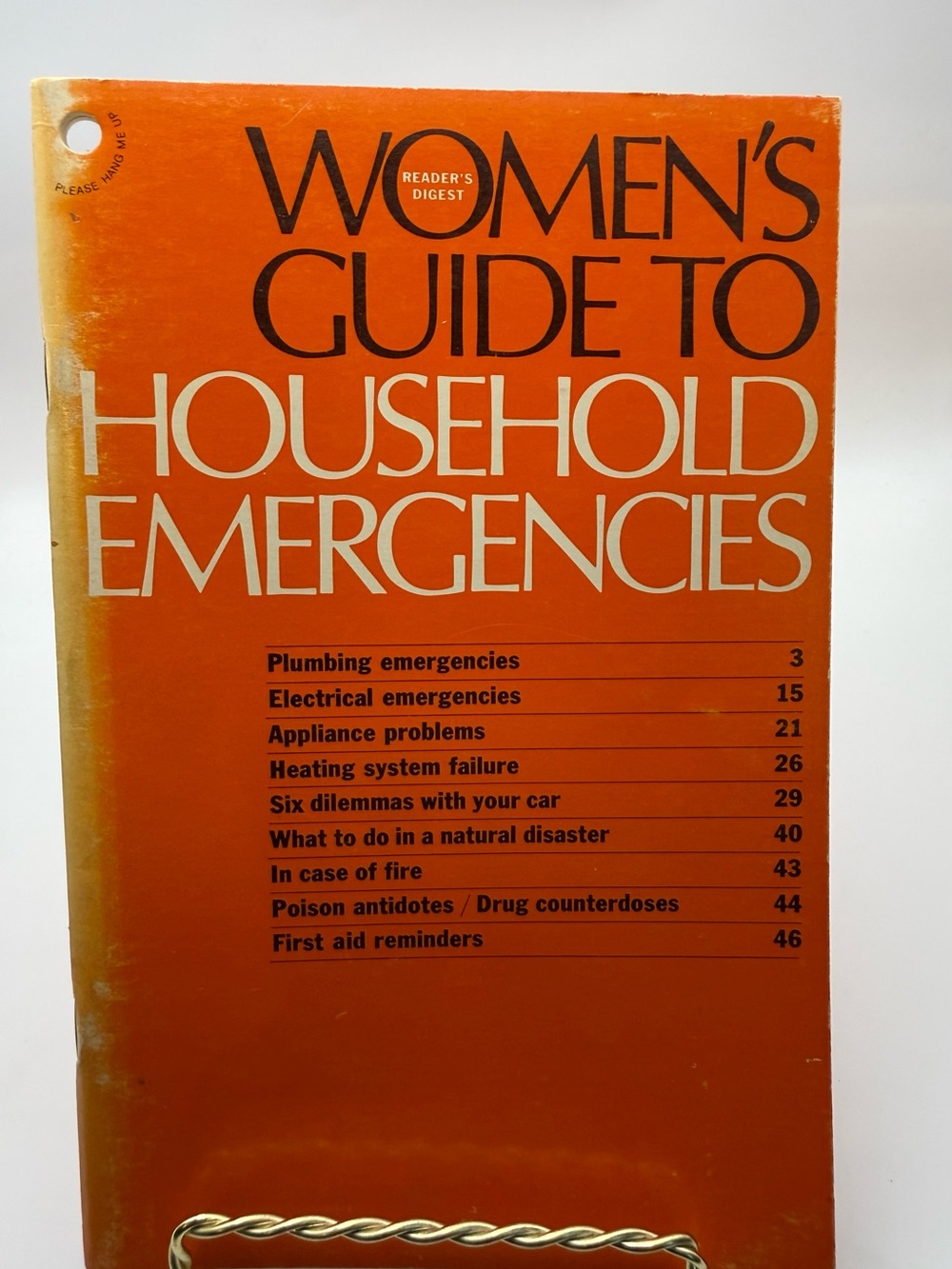 Vtg Readers Digest 1973
Women's Guide To Household Emergencies Paperback Book